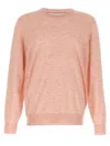 Brunello Cucinelli Melange Effect Sweater Sweaters And Cardigans Pink In Pink