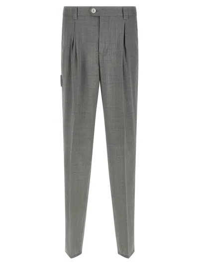 BRUNELLO CUCINELLI MÉLANGE WOOL PANTS