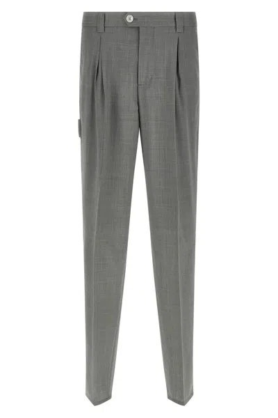 BRUNELLO CUCINELLI MÉLANGE WOOL PANTS