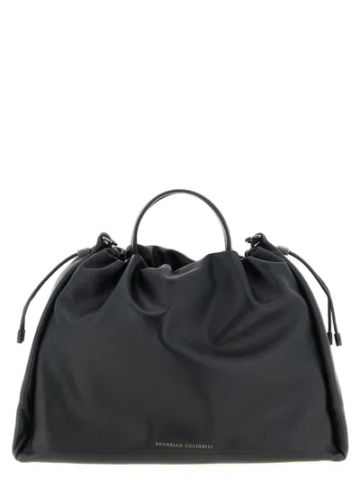 BRUNELLO CUCINELLI BRUNELLO CUCINELLI 'MELLOW' LARGE SHOPPING BAG