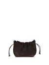 Brunello Cucinelli Women Mellow Mini Ponyhair Shoulder Bag With Precious Chai In Brown