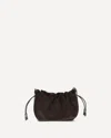Brunello Cucinelli Women Mellow Mini Ponyhair Shoulder Bag With Precious Chai In Brown