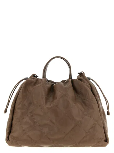 Brunello Cucinelli Mellow Tote Bag Brown