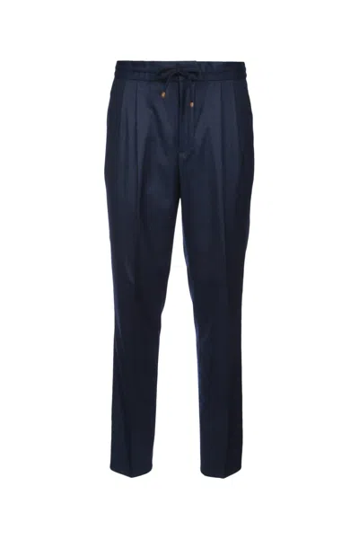 BRUNELLO CUCINELLI BRUNELLO CUCINELLI MEN'S 100% WOOL TAILORED TROUSERS