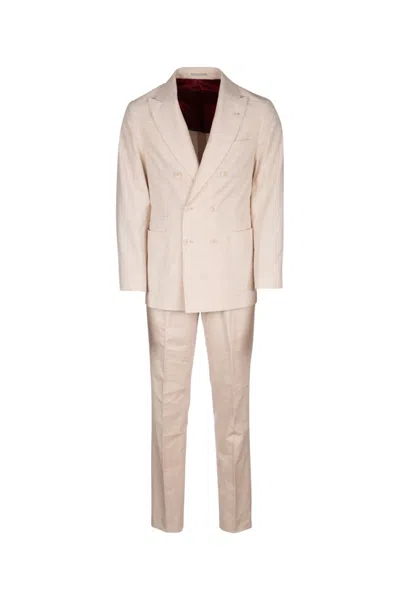 Brunello Cucinelli Men Abito Leisure In Multicolor