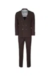 Brunello Cucinelli Long-sleeved Suit In Multicolor