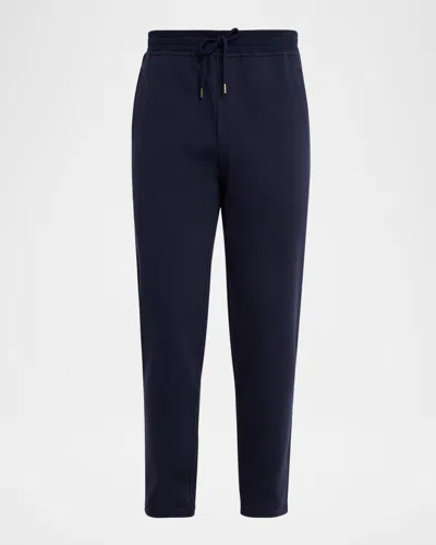 BRUNELLO CUCINELLI MEN & APOS;S COTTON TAPERED DRAWSTRING TROUSERS