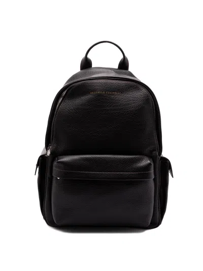 Brunello Cucinelli Men Backpack In Multi