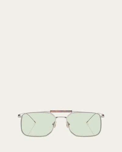 BRUNELLO CUCINELLI MEN'S BC2005ST SQUARE SUNGLASSES