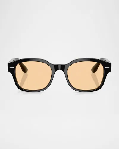 Brunello Cucinelli Men's Bc3010 Pillow Sunglasses In Black