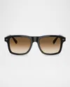 Brunello Cucinelli Square-frame Sunglasses In Black