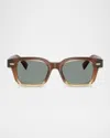 Brunello Cucinelli Two-tone Square-frame Sunglasses