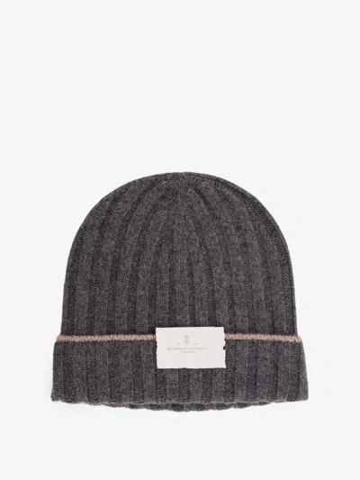Brunello Cucinelli Men Beanie Cashmere Hat