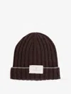 Brunello Cucinelli Men Beanie Cashmere Hat In Brown