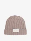 Brunello Cucinelli Men Cashmere Rib Knit Beanie In Pink