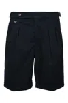 Brunello Cucinelli Garment-dyed Gabardine Bermuda Shorts In Multicolor