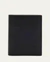 Brunello Cucinelli Men's Bifold Leather Card Holder In Multi