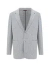Brunello Cucinelli Men Blazer Jacket In Gray
