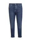 Brunello Cucinelli Rolled Cuff Denim Jeans In Blue