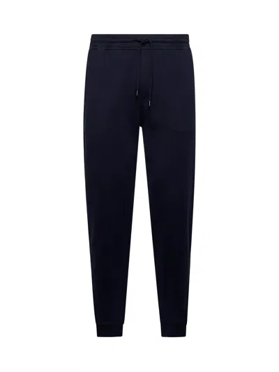 Brunello Cucinelli Men Blue Fleece Joggers