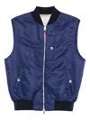 Brunello Cucinelli Men Bomber Jacket In Blue