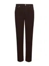 Brunello Cucinelli Men Brown Corduroy Italian Fit Trousers