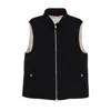 Brunello Cucinelli Zip-fastening Sleeveless Vest In Blue