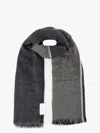 Brunello Cucinelli Men Cashmere And Silk Scarf In Gray