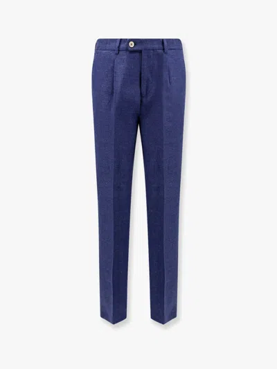 Brunello Cucinelli Pant In Blue