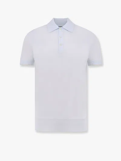 Brunello Cucinelli Cotton Lightweight Knit Polo In Multicolor