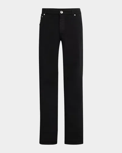 Brunello Cucinelli Men's Bull Denim Skinny-fit Pants In Black