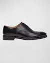 Brunello Cucinelli Men's Calf Leather Cap-toe Oxfords In Black