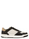 Brunello Cucinelli Colour-block Panelled Leather Sneakers In Multicolor