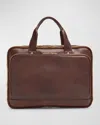 BRUNELLO CUCINELLI MEN'S CALFSKIN BRIEFCASE