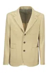 BRUNELLO CUCINELLI MEN'S CAMEL JACKET WITH PATCH POCKETS FOR FALL/WINTER 2024