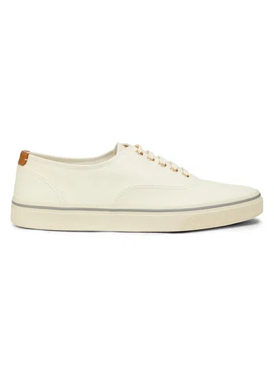 Brunello Cucinelli Men's Canvas & Leather Low-top Sneakers In Neutral