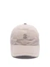 Brunello Cucinelli Logo-embroidered Cap In Multicolor