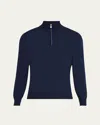 Brunello Cucinelli Long-sleeve Cashmere Jumper In Navy