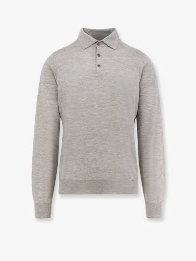 BRUNELLO CUCINELLI BRUNELLO CUCINELLI MEN CASHMERE AND SILK POLO SHIRT