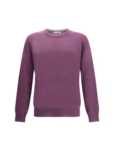 BRUNELLO CUCINELLI BRUNELLO CUCINELLI MEN CASHMERE AND SILK SWEATER
