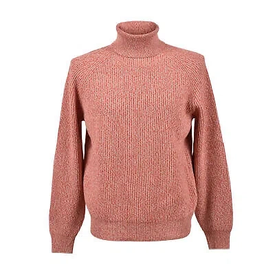 Pre-owned Brunello Cucinelli Men's Cashmere Blend Casual Turtleneck Sweater In Pink
