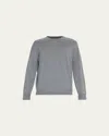 Brunello Cucinelli Cotton Jersey T-shirt In Gray