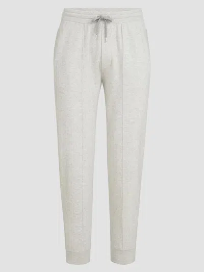 BRUNELLO CUCINELLI MEN'S CASHMERE DOUBLE KNIT TROUSERS WITH CRÊTE DETAIL