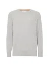 Brunello Cucinelli Men's Cashmere English Rib Sweater In Pebble