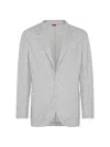 Brunello Cucinelli Single-breasted Cashmere Blazer In Grey