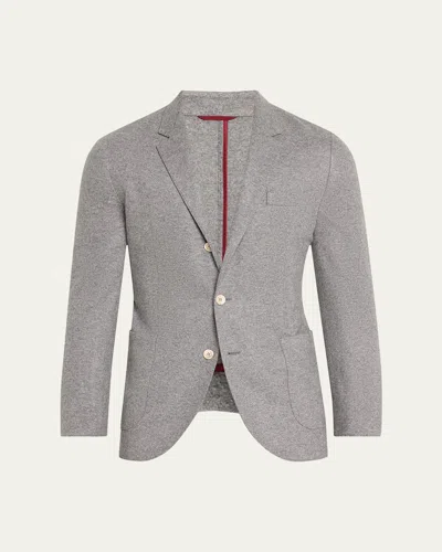 BRUNELLO CUCINELLI MEN'S CASHMERE JERSEY SPORT COAT