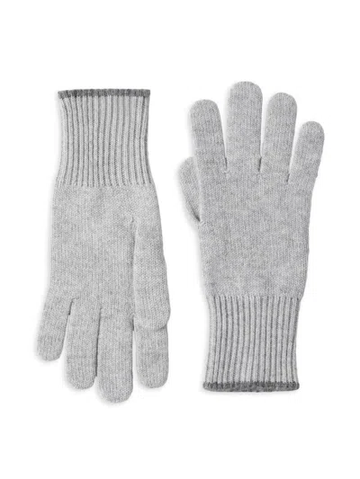 Brunello Cucinelli Men's Cashmere Knit Gloves In Red