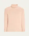 Brunello Cucinelli Men's Cashmere Marled Turtleneck Sweater In C9723 Orange