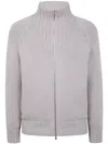 Brunello Cucinelli Cashmere Padded Outwear Jacket Clothing In Silver