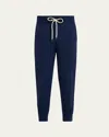 Brunello Cucinelli Men's Cashmere Pleated Drawstring Sweatpants In Green